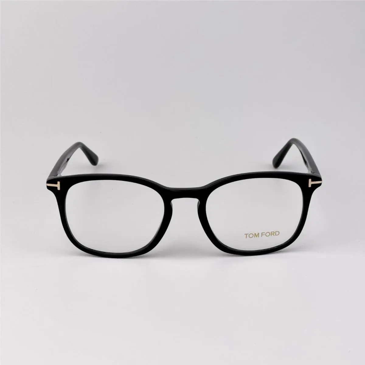 Tom Ford Men Eyeglasses Black Demo Square FT5505 001