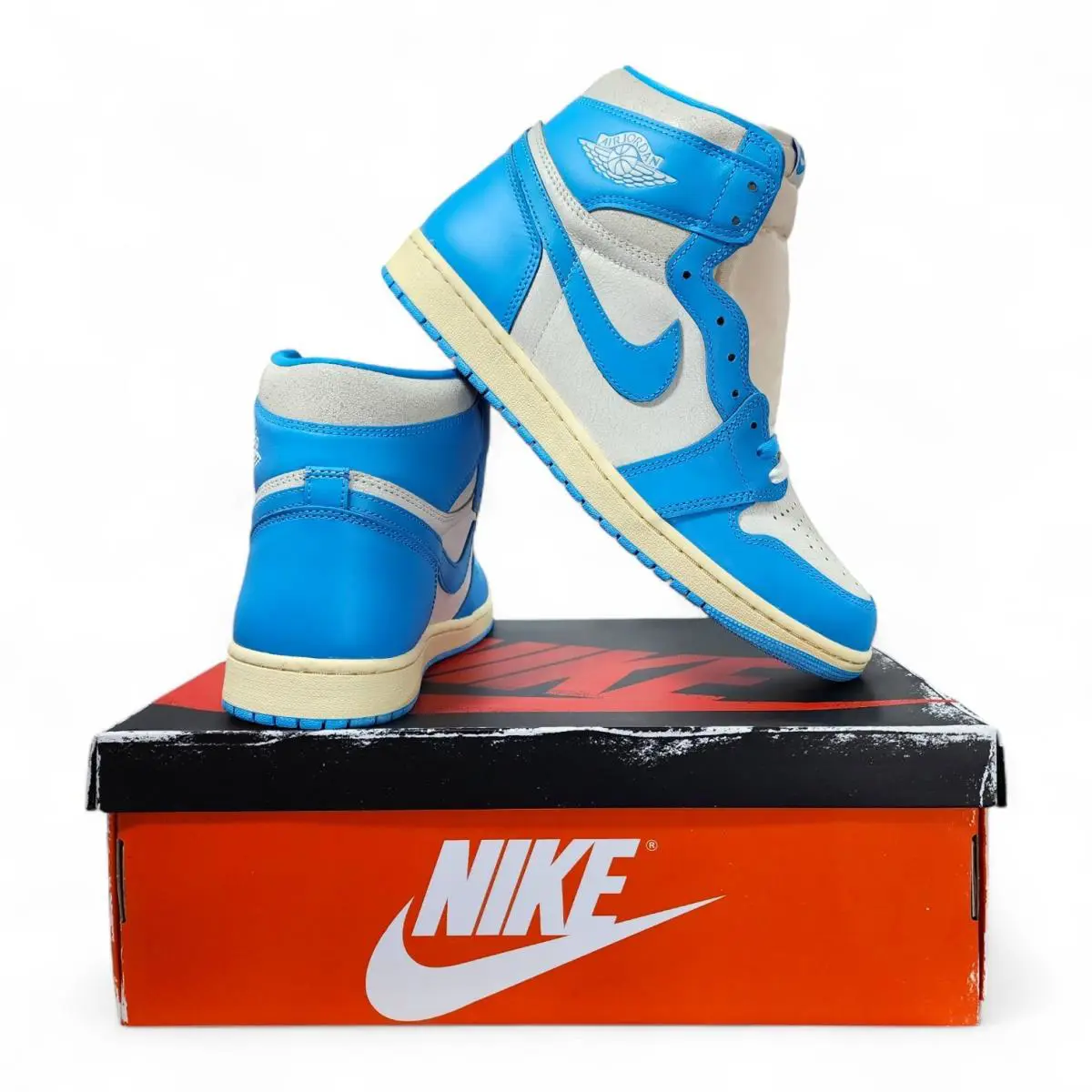 Nike shoes - Air Jordan 1 - Air - DZ5485-402 - Blue, Manufacturer: Dark Powder Blue/Dark Powder Blue/Sail 2
