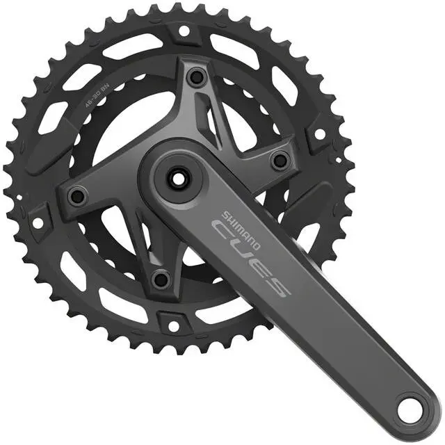 Shimano Cues FC-U6000-2 Crankset - 175mm 9/10-Speed 46/30t 110 Bcd Hollowtec