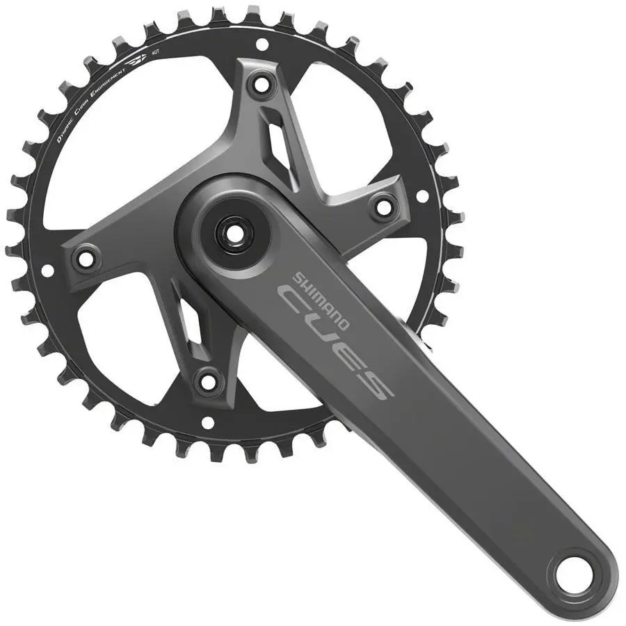 Shimano Cues FC-U6000-1 Crankset - 170mm 9/10/11-Speed 40t Asymmetric 110
