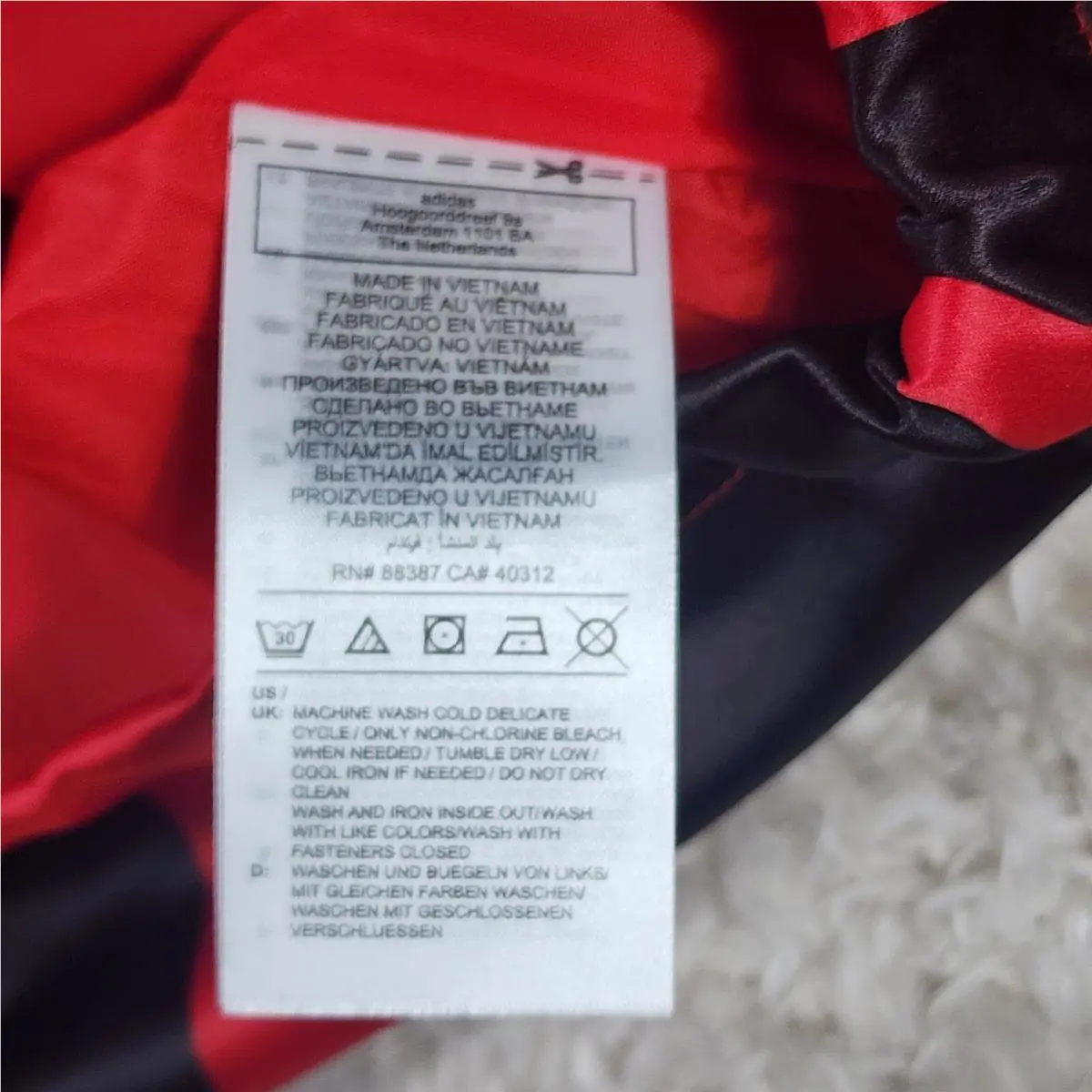 Adidas clothing - Red 8