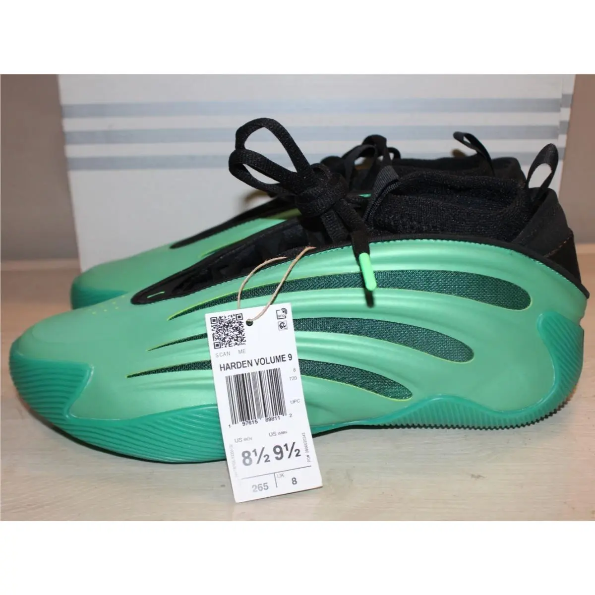 Adidas shoes - Adidas Harden Volume 9 - Harden Volume - JH6484 - Green 6