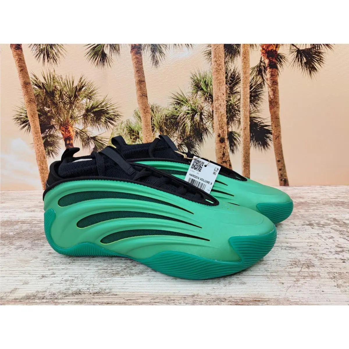 Adidas shoes - adidas Harden Vol. 9 - Harden - JH6484 - Green, Manufacturer: Semi Court Green/Core Black/Screaming Green 0