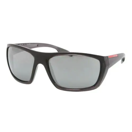 Prada Sport Sunglasses PS01OS JAN7W1 61mm Matte Grey / Silver Mirror Lens