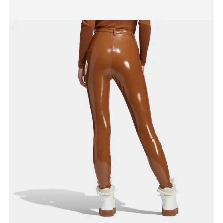 Adidas clothing - Adidas x Ivy Park Latex Pants - Wild Brown (UPC: 194828613235) 1