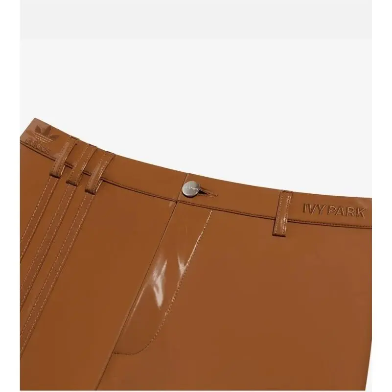 Adidas clothing - Adidas x Ivy Park Latex Pants - Wild Brown (UPC: 194828613235) 3