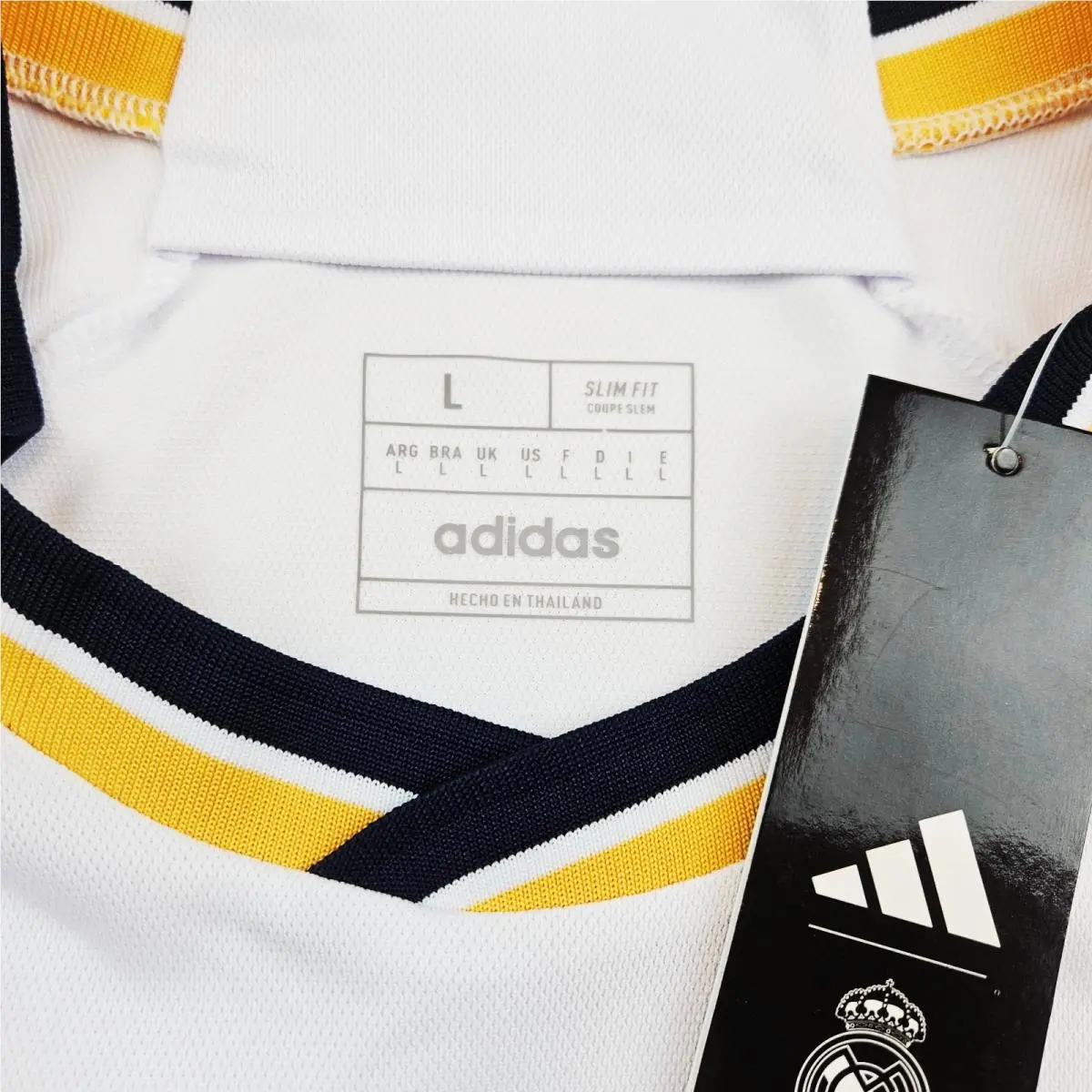 Adidas clothing - adidas Men`s Soccer Real Madrid 23/24 Home Jersey - HR3796 - White 4