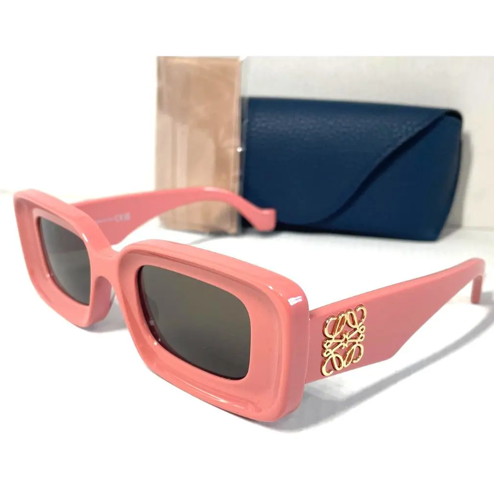 Loewe Anagram LW40101I 72E Dusty Pink with Brown Lens Sunglasses 46-22
