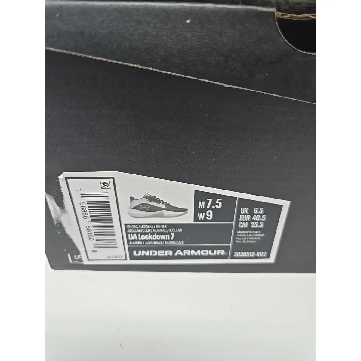 Under Armour shoes - Under Armour Lockdown 7 - Lockdown - 3028512-002 - Black 1