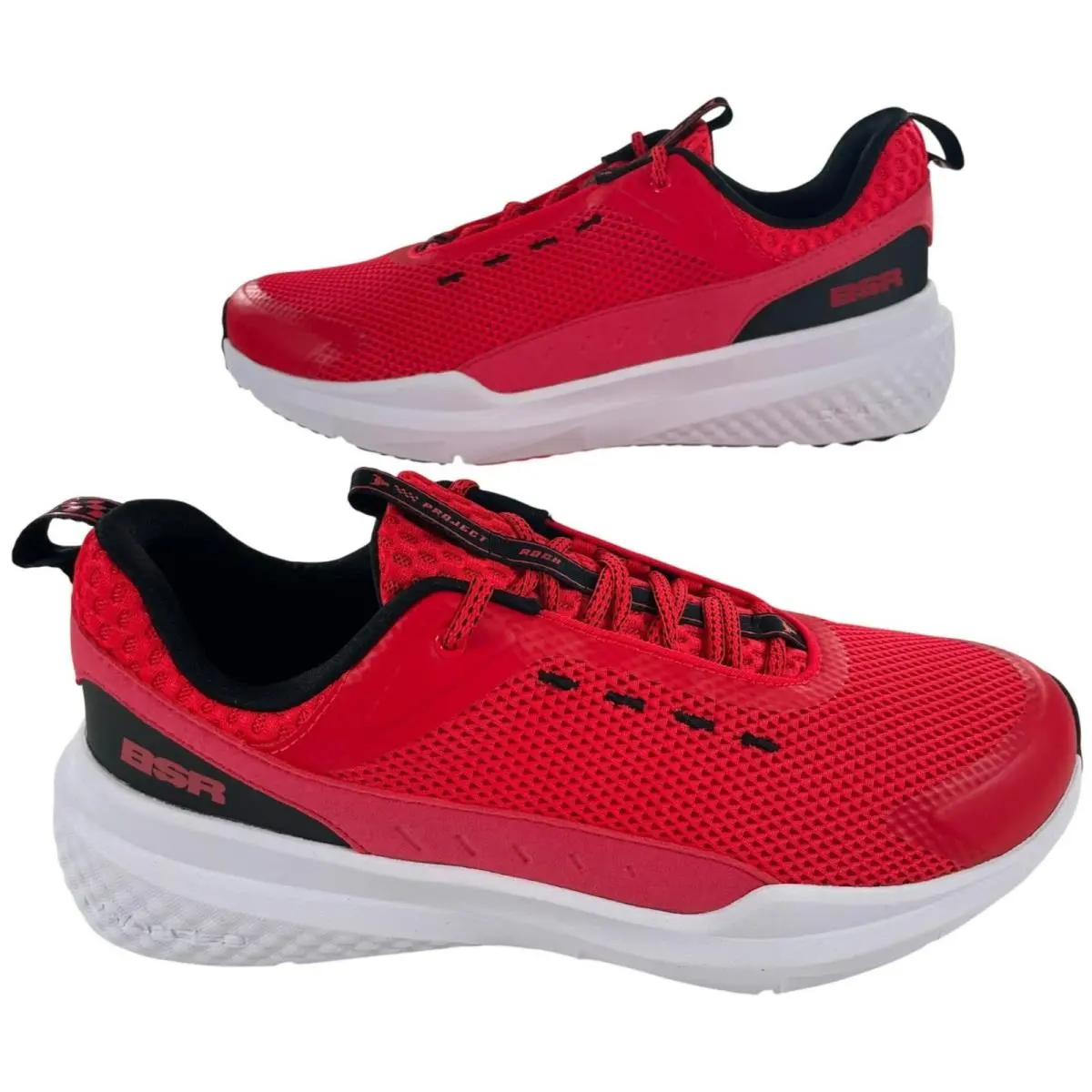 Under Armour Project Rock Bsr 5 Training Shoes Red White Men`s Size 12.5