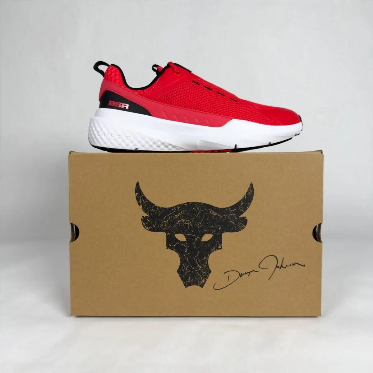 Under Armour UA Project Rock Bsr 5 Men`s Training Shoes Red / White / Black