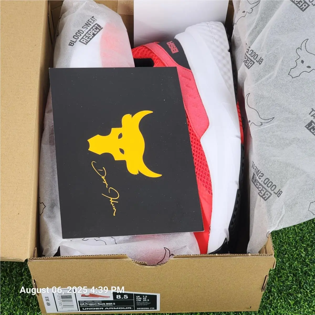 Under Armour shoes - Under Armour Project Rock BSR - 3028296-713 - Red, Manufacturer: Red/White/Black (UPC: 197779078757) 2