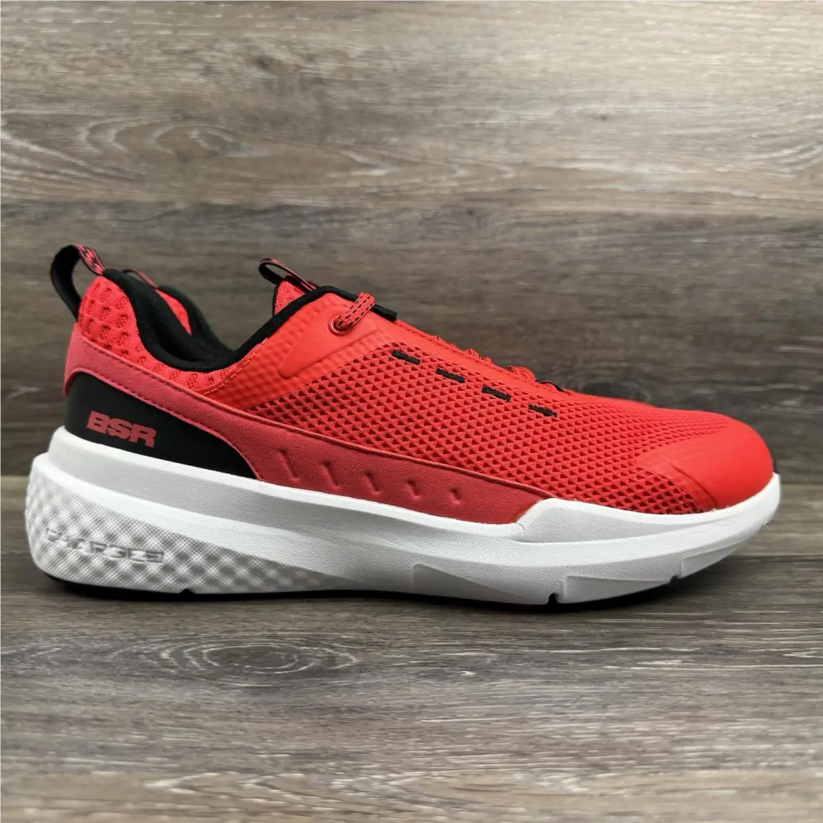 Under Amour Project Rock Brs 5 Shoes Men Size 11 Red White Running Sneakers Mesh