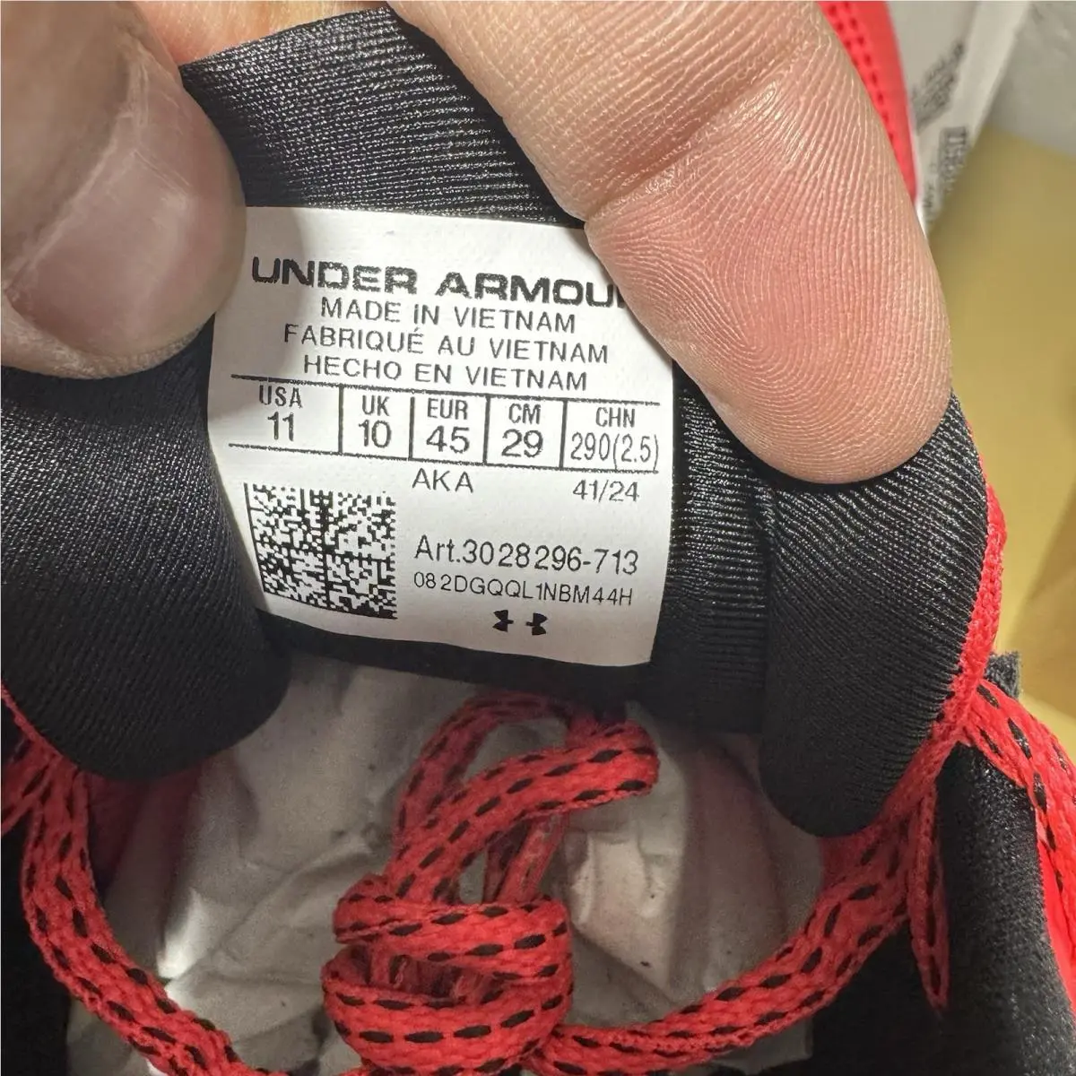 Under Armour shoes - UA Project Rock BSR 5 - 3028296-713 - Red 12