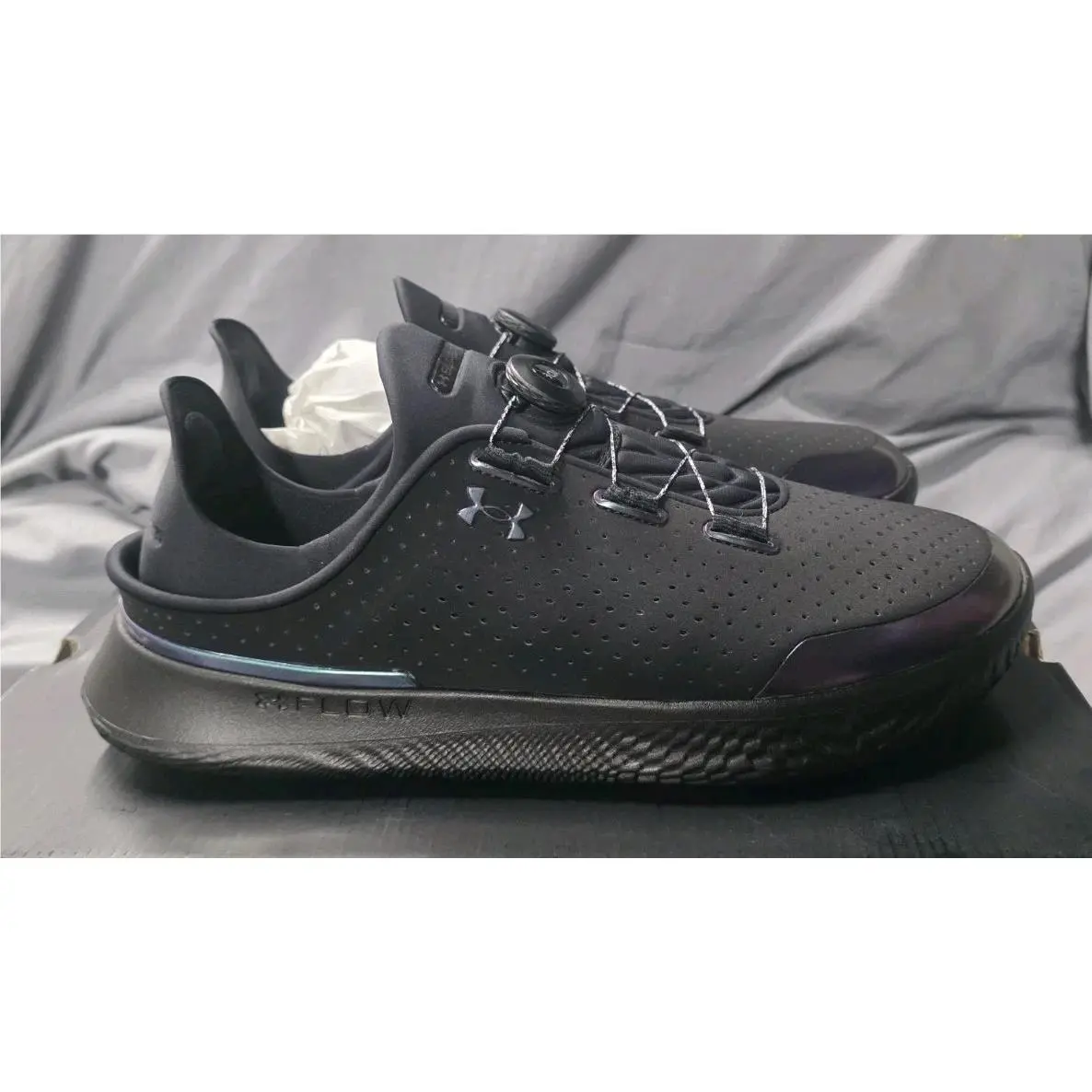 Flow Slipspeed Trainer NB Shoes Black 3026197-003 Men SZ 14 by Under Armour