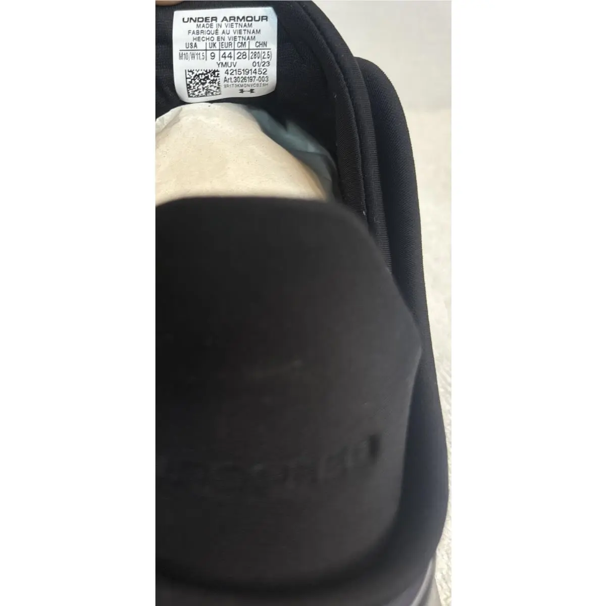 Under Armour shoes - Under Armour SlipSpeed - SlipSpeed - 3026197-003 - Black (UPC: 196884788773) 6