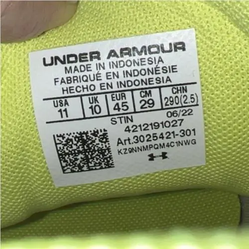 Under Armour shoes - Under Armour Charged Impulse 3 - 3025421-301 - Yellow (UPC: 195253657795) 6