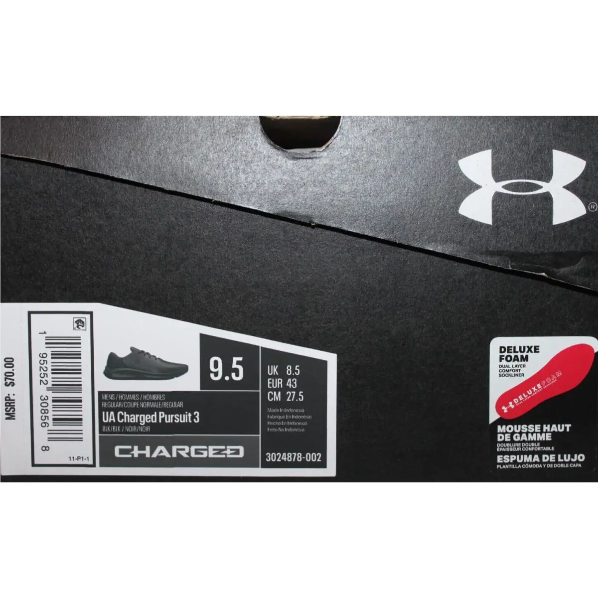 Under Armour shoes - Deluxe Foam - Deluxe Foam - Black 10