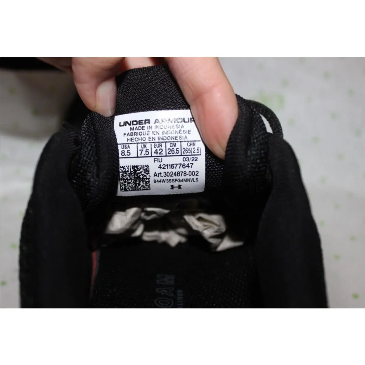 Under Armour shoes - Deluxe Foam - Deluxe Foam - Black 9