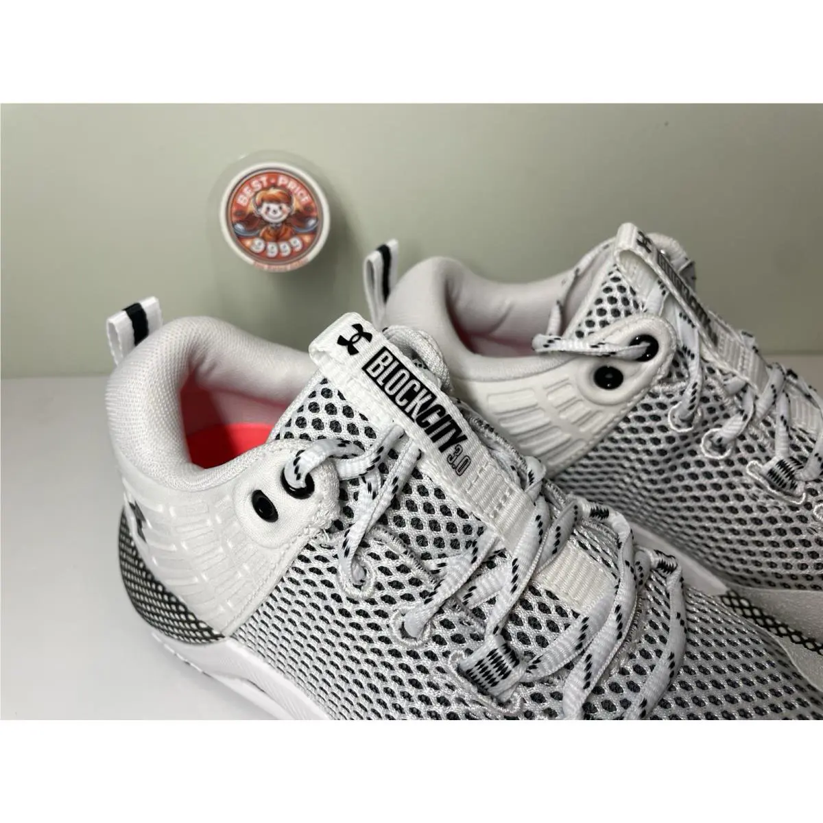 Under Armour shoes - Under armour HOVR - HOVR - 3023709-101 - White and Black 5