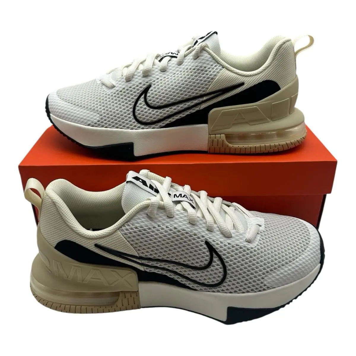 Nike Air Max Alpha Trainer 6 Shoes Mens Sz 10 Sail/black Coconut Milk FQ1833-100