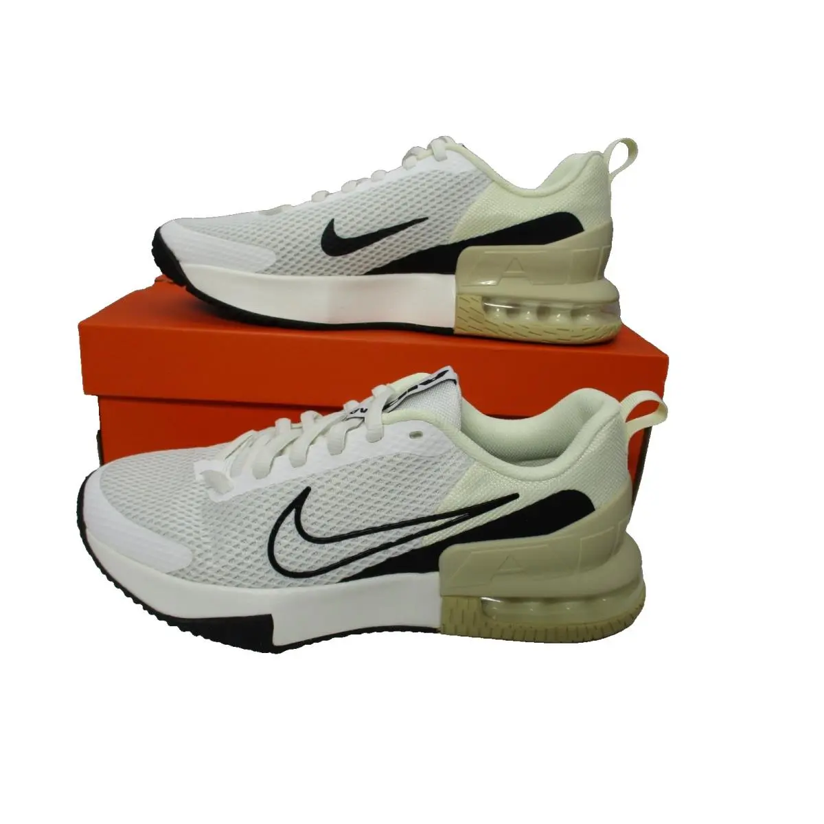 Nike Air Max Alpha Trainer 6 Shoes Sail Coconut Milk White Beige Mens Sz 10.5 - White
