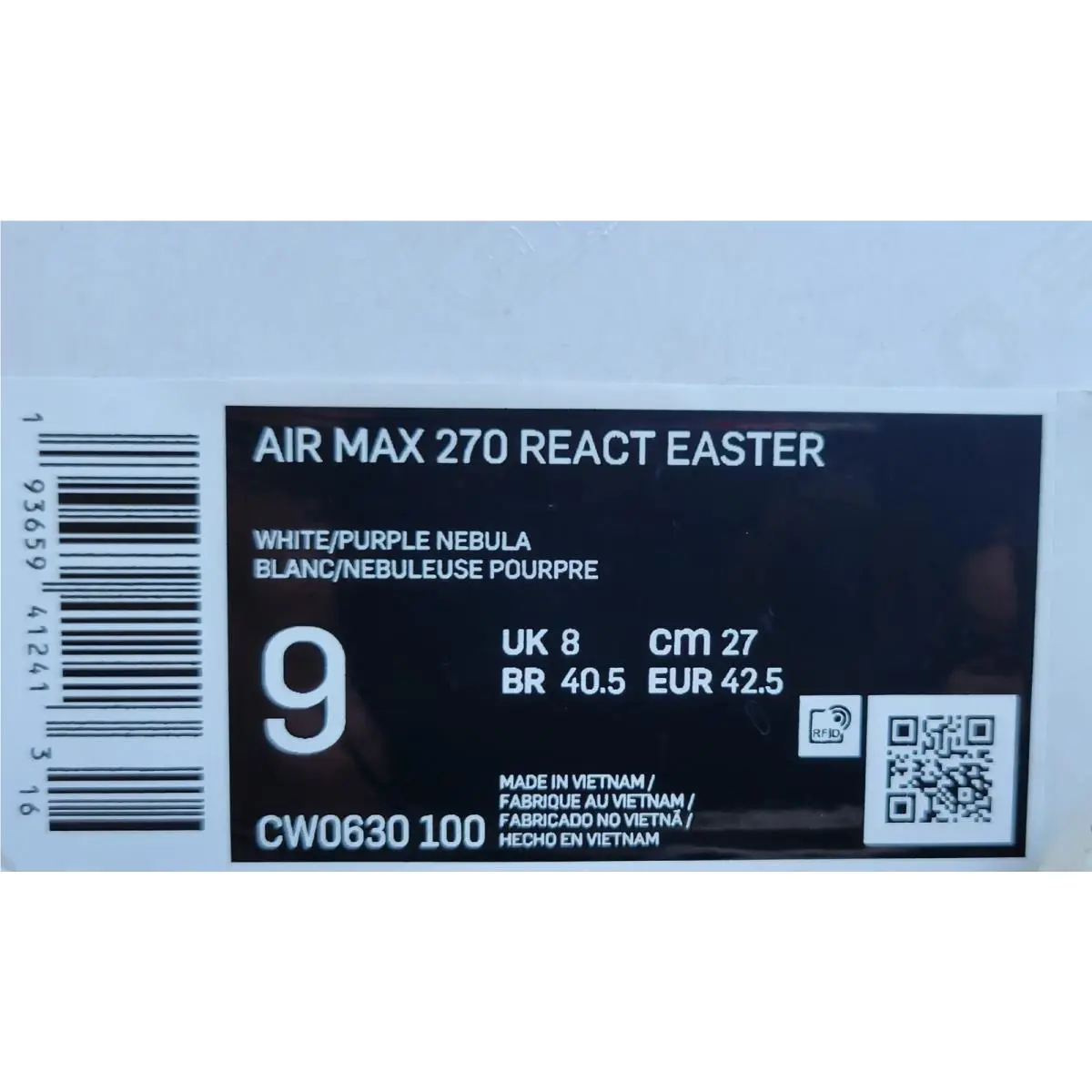 Nike shoes - Nike Air Max 270 React - CW0630-100 - White (UPC: 0193659412413) 5