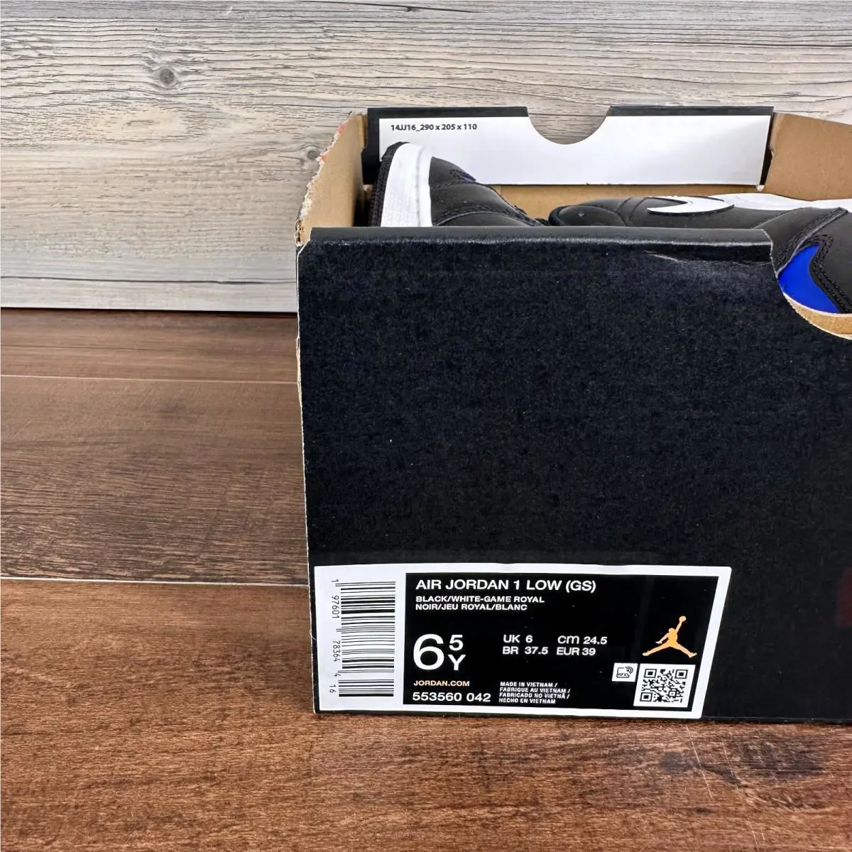 Nike shoes - Nike Air Jordan 1 - Air - 553560-042 - Black 7