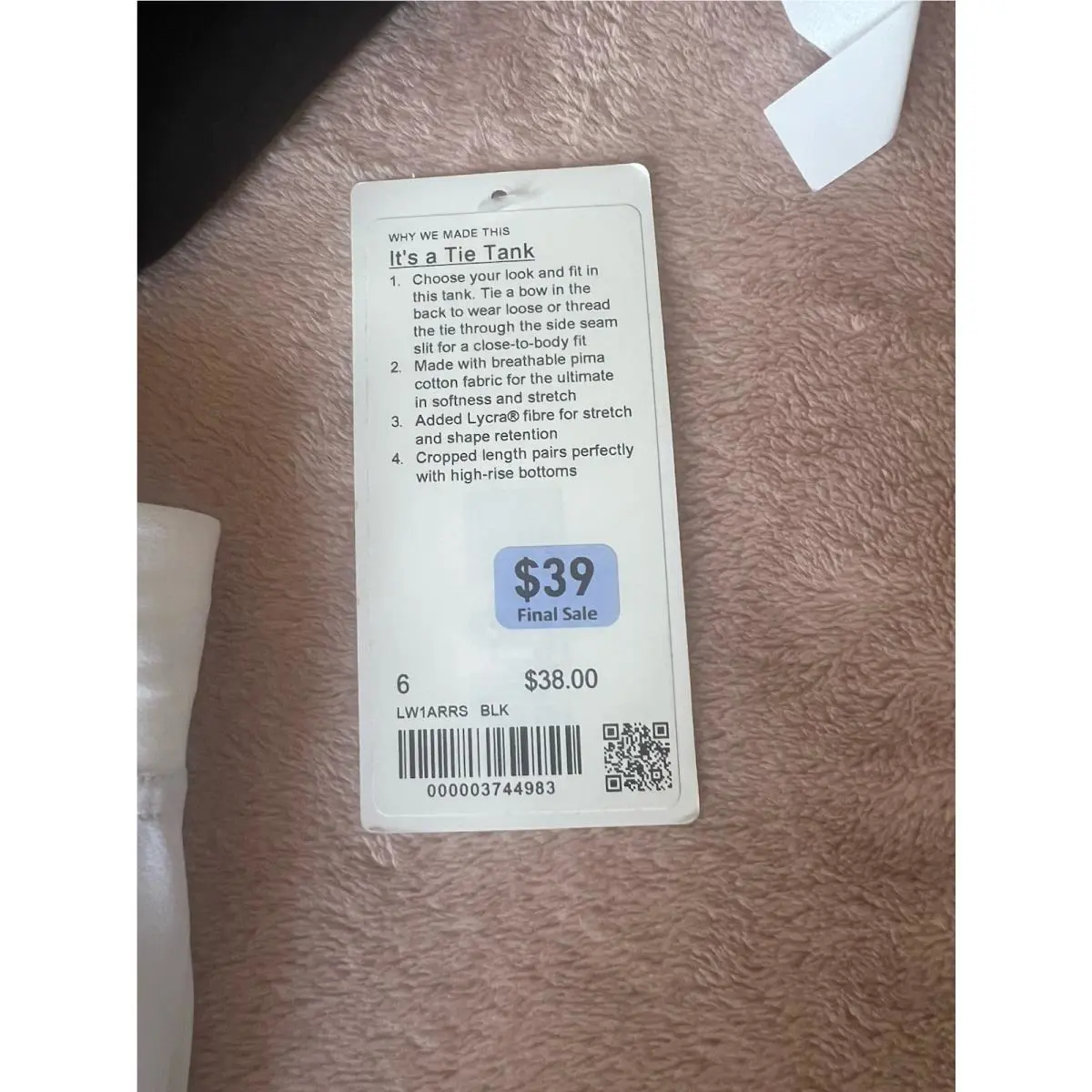 Lululemon clothing - Black 1