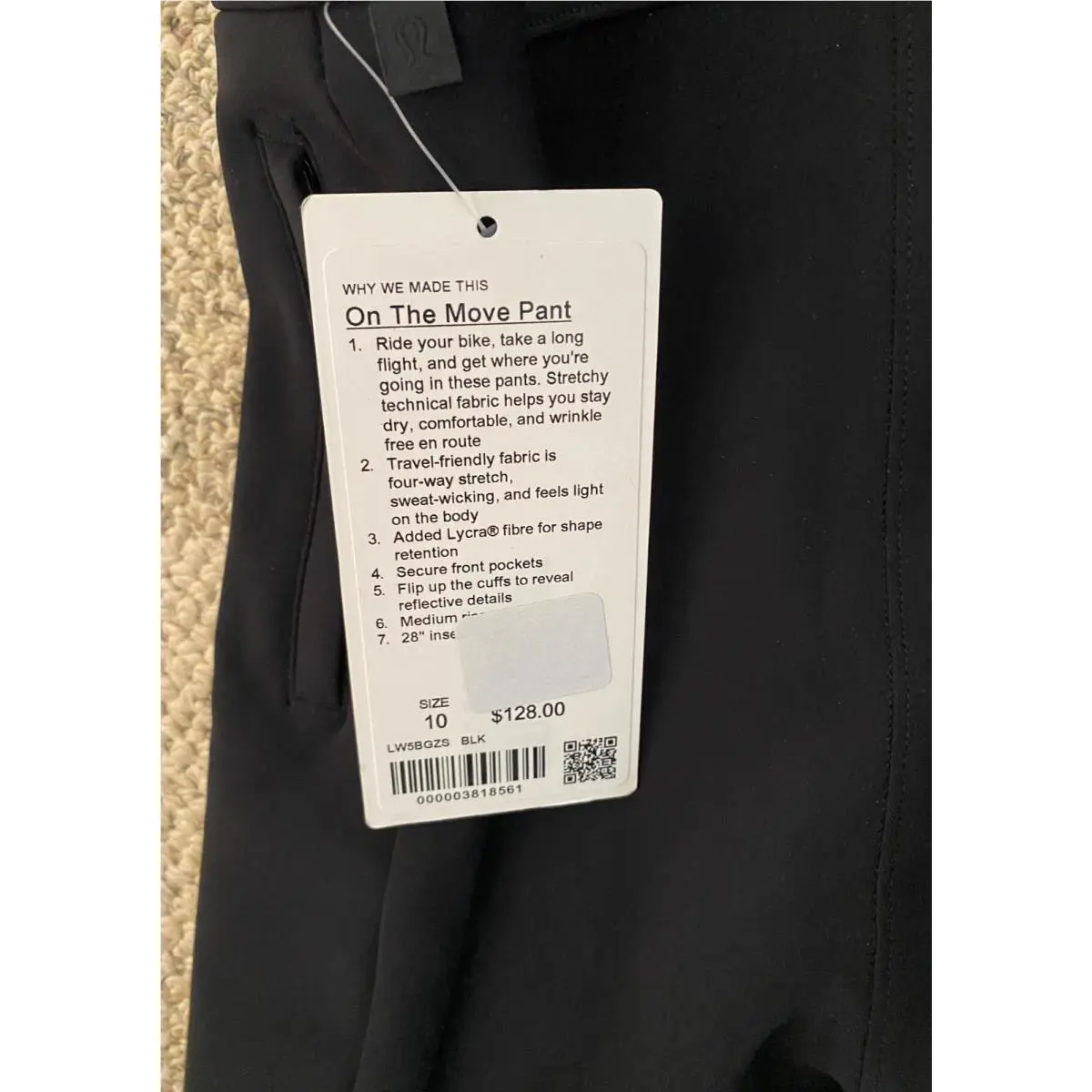 Lululemon clothing - LW5BGZS - LW5BGZS - Black 3