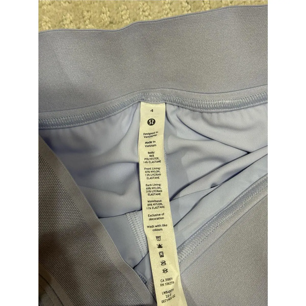 Lululemon clothing - Blue 3