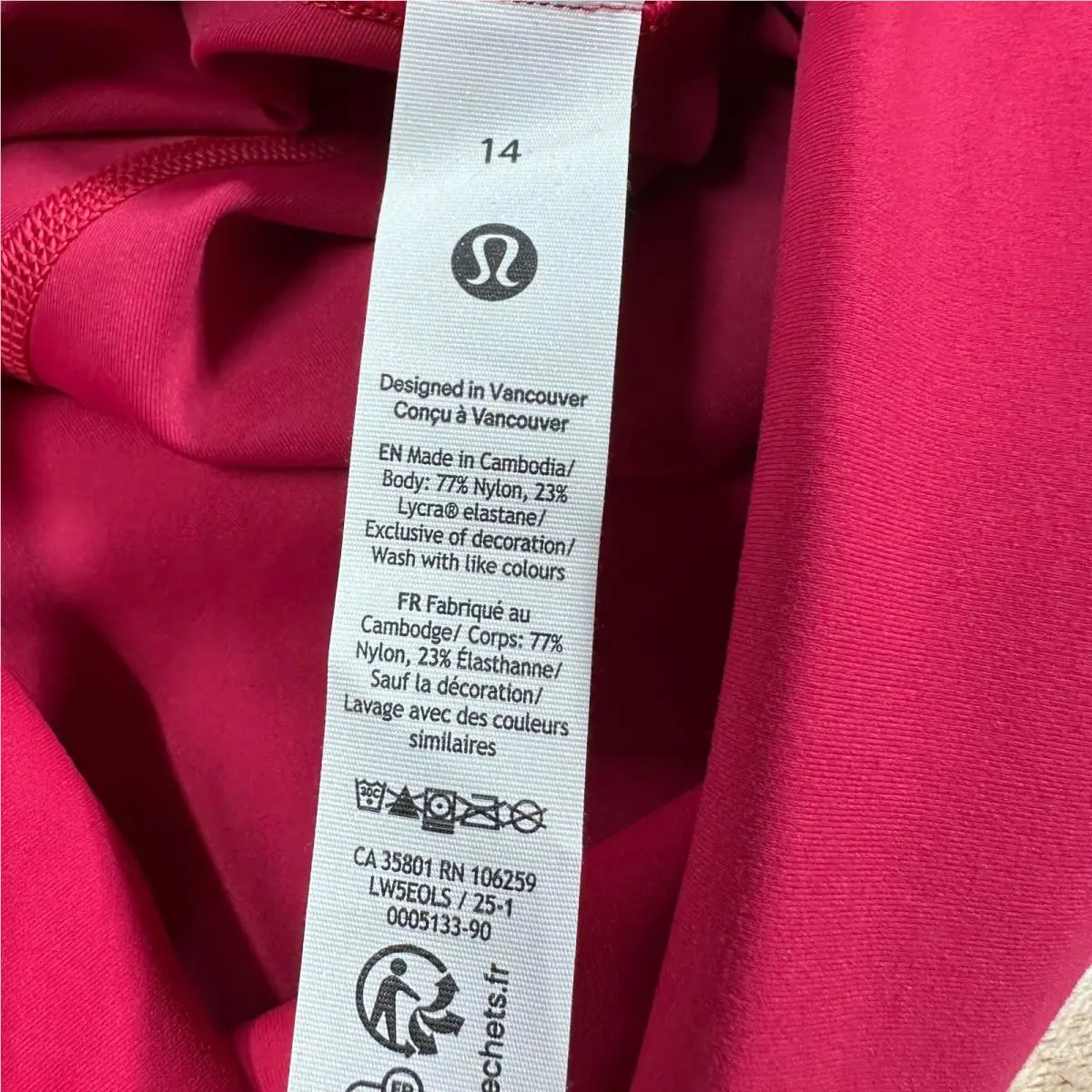 Lululemon clothing - Pink 4