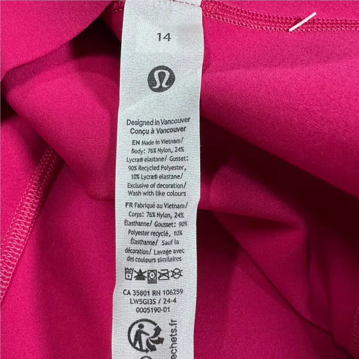 Lululemon clothing - Pink 5