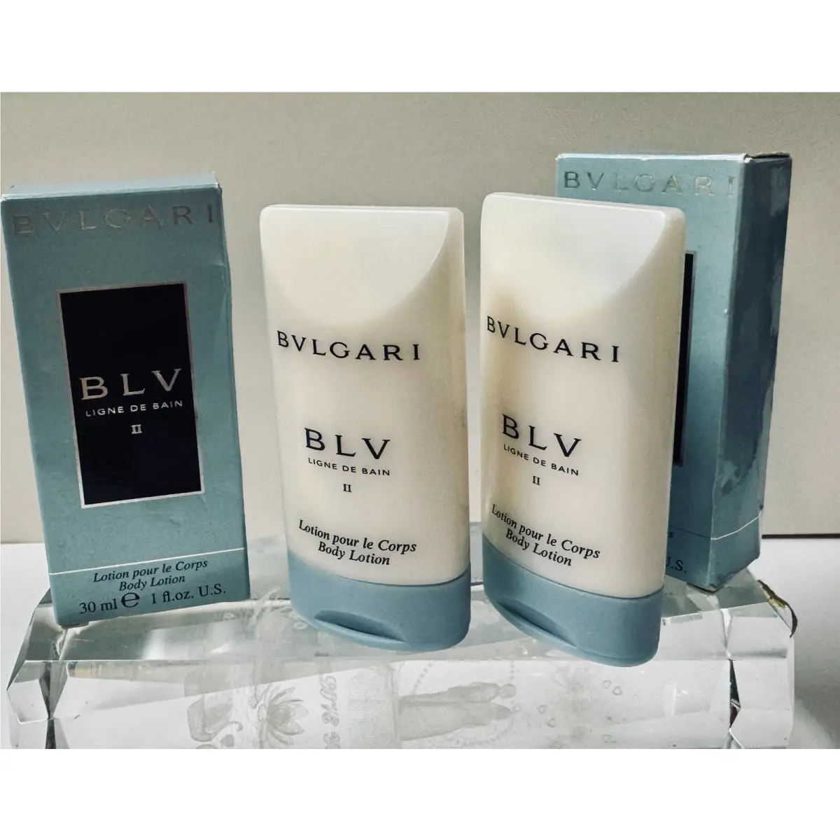 2 Pcs x Bvlgari Ligne de Rain Body Lotion Size : 1 oz/30 ml