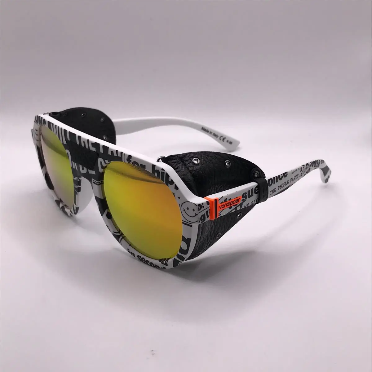 Von Zipper Sunglasses Psychwig House Riot Satin/ Gray Fire Chrome