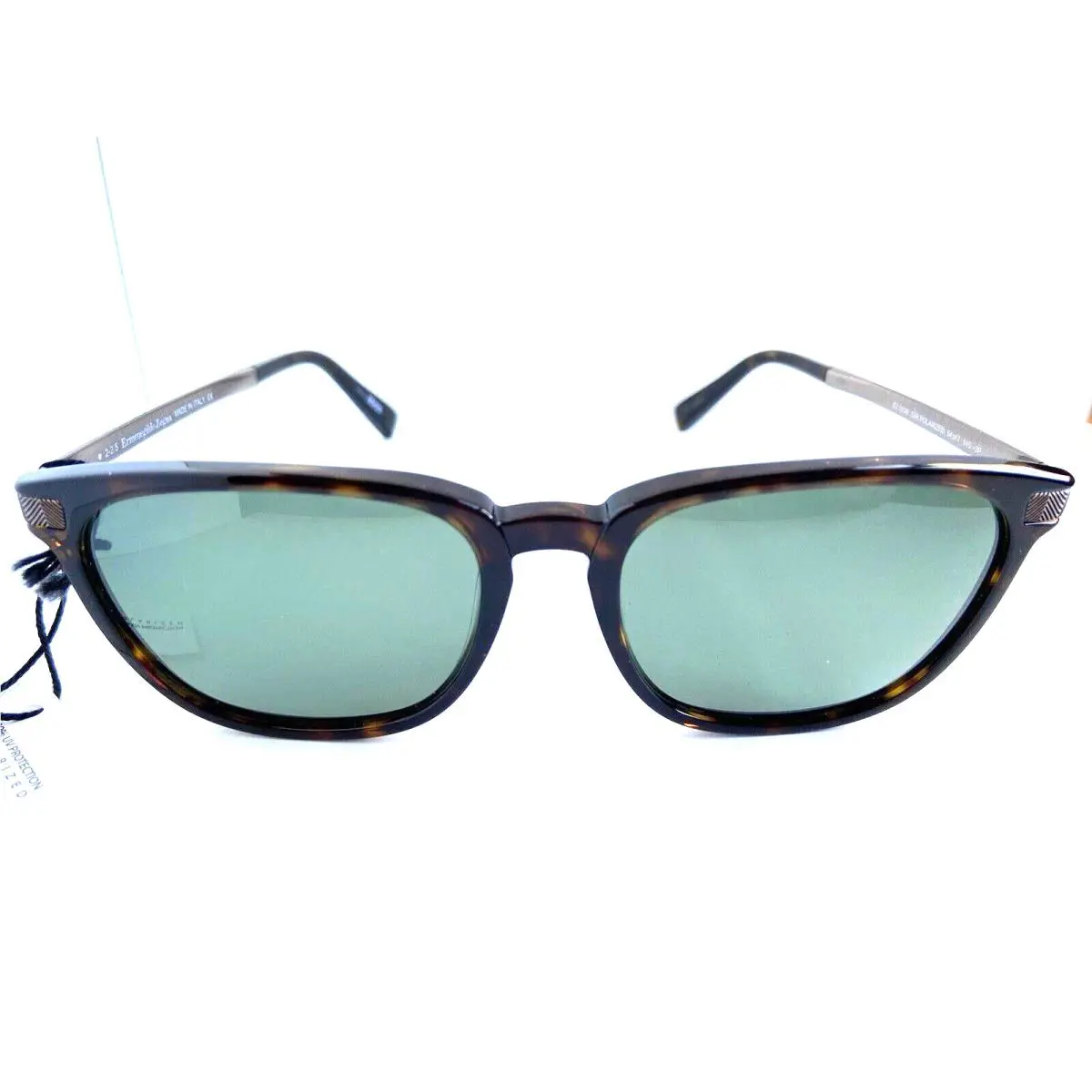 Polarized  EZ 0039 52R 55mm Italy Tortoise Men`s Sunglasses by Ermenegildo Zegna