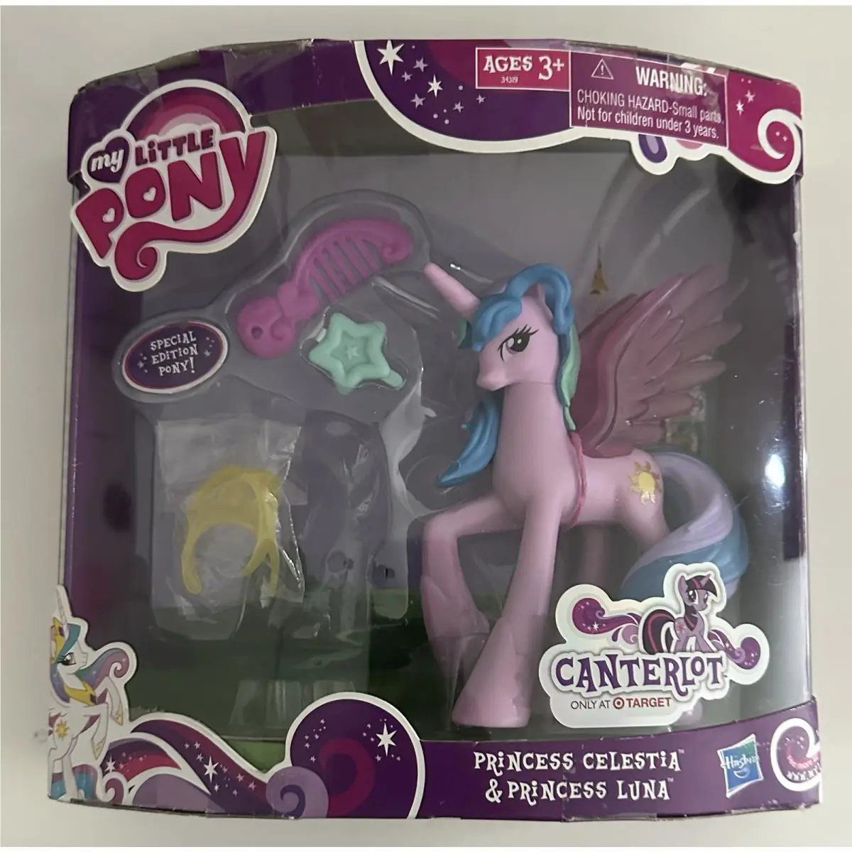 Mlp Canterlot Set: Princess Celestia Princess Luna Only PC with 4 Accessories