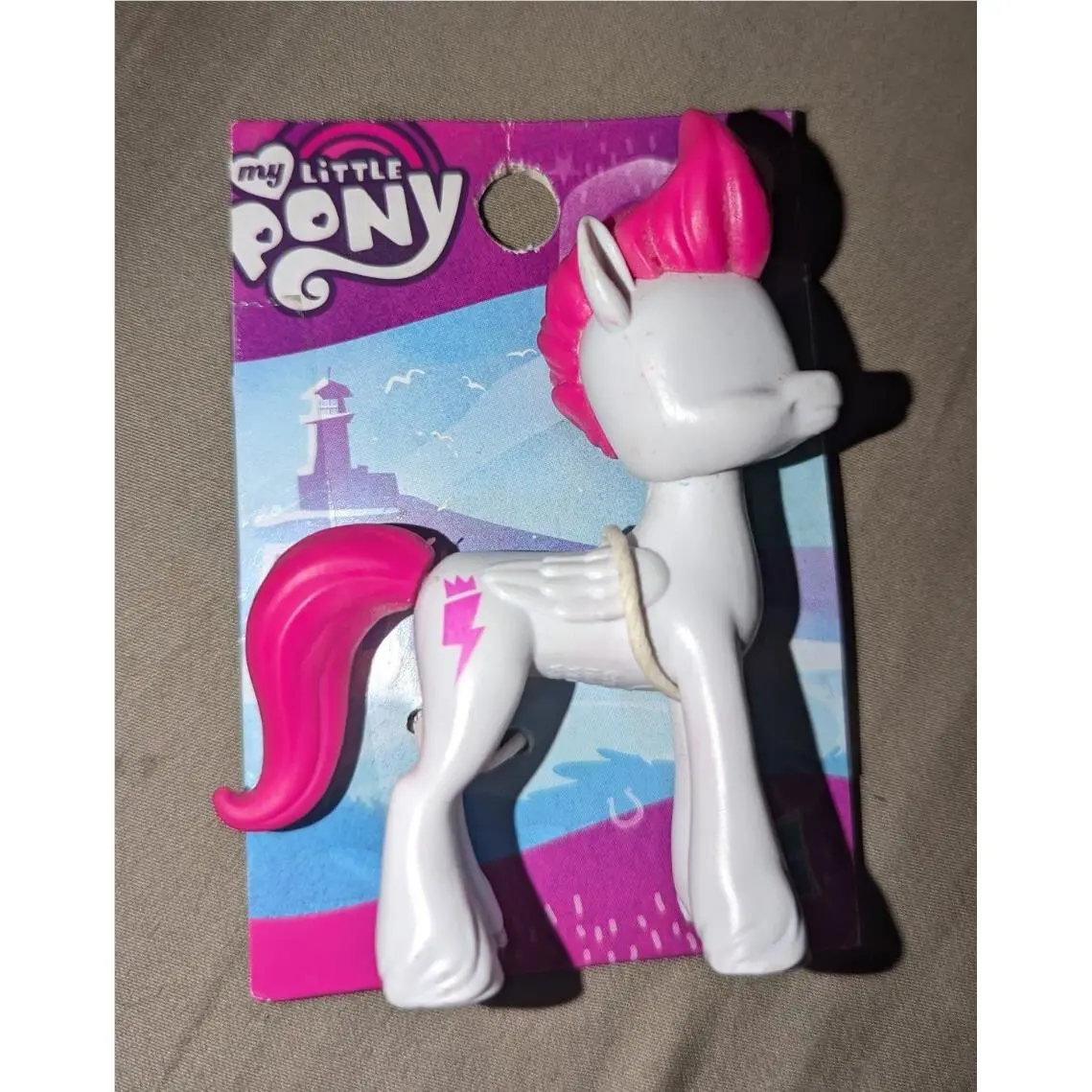 My Little Pony Factory Paint Error Missing Eye Zipp Storm Figure 2021 Hasbro Mlp