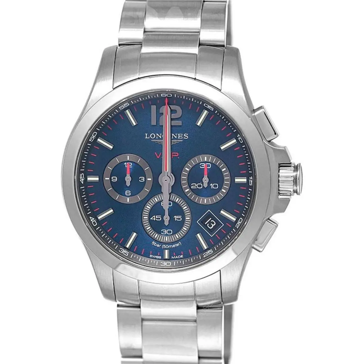 Longines Conquest V.h.p. Chronograph 44mm Men`s Watch L3.727.4.96.6 / L37274966