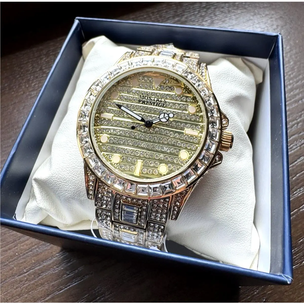 Montres Prestige Eclat X Invicta Men`s Watch - 42mm Gold MPW-0126