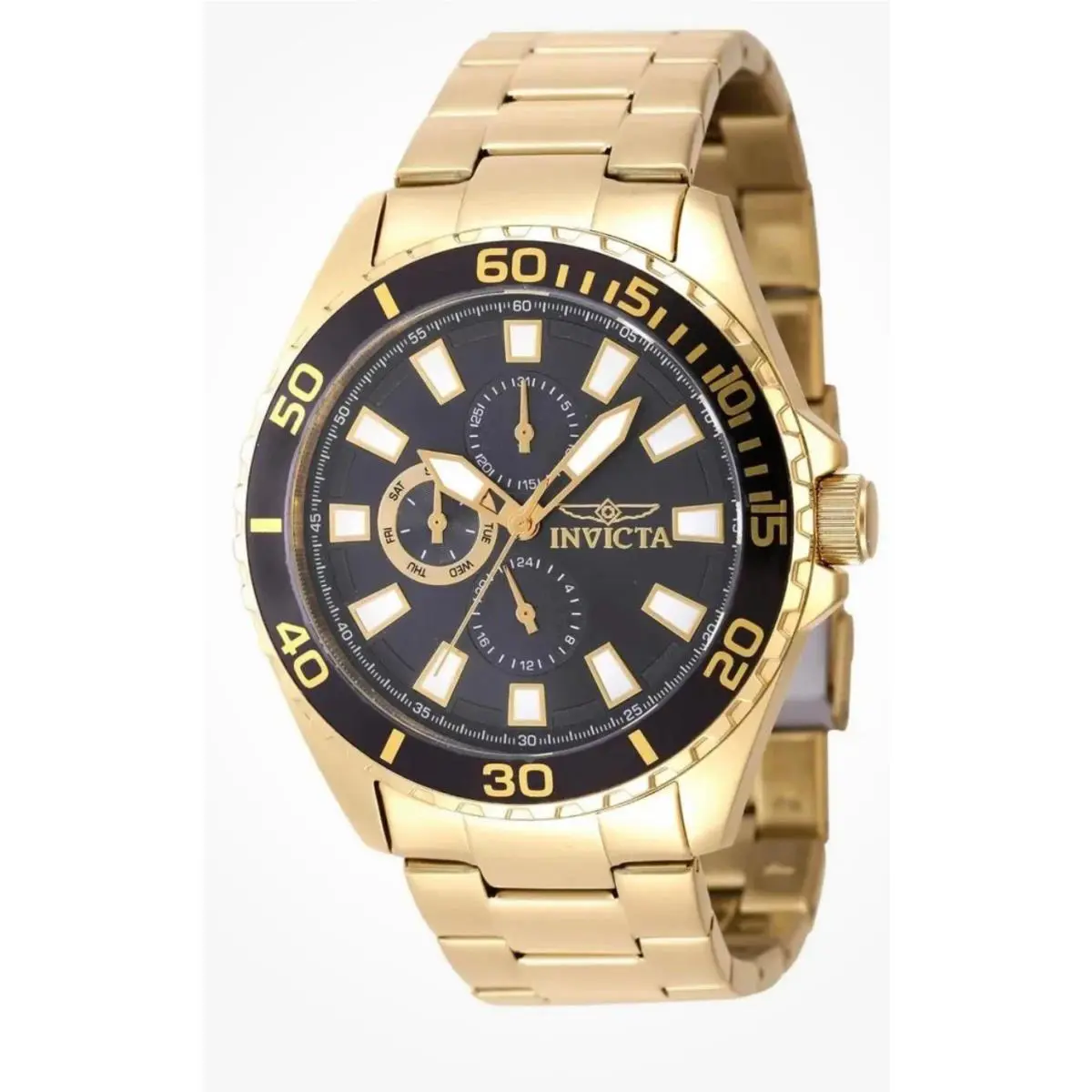 Invicta Pro Diver Ironwave Men`s Watch - 48mm Gold 47578
