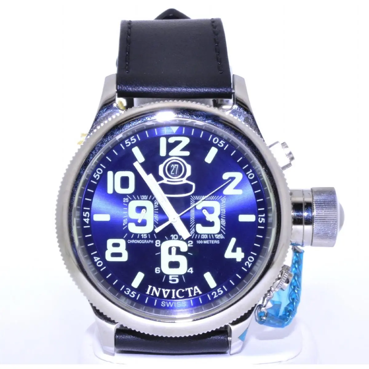 Invicta Men`s Blue Faced Watch