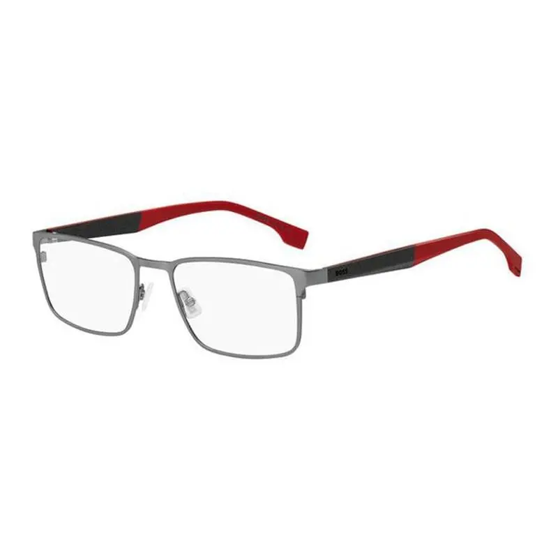 Boss 1488 0GHP 00 Ruthenium/red 55mm Eyeglasses by Hugo Boss