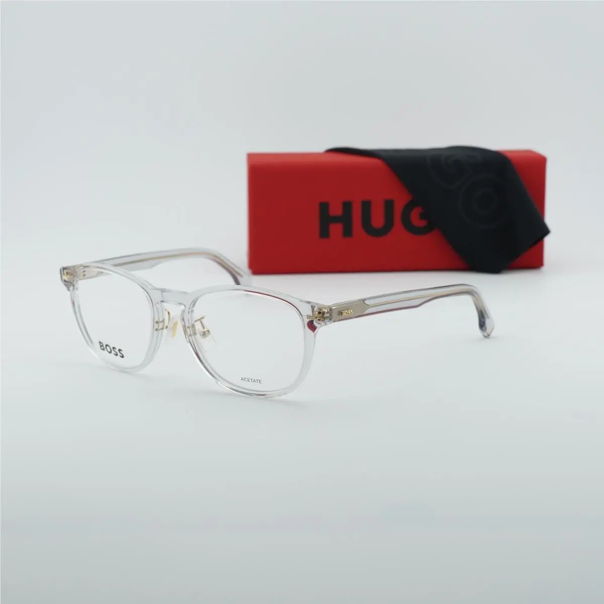 Hugo Boss Boss 1479/F 0KB7 00 Transparent Grey 52mm Eyeglasses