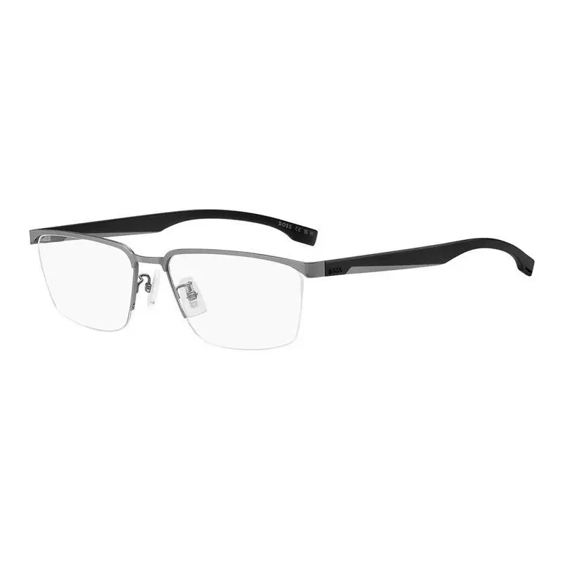 Boss 1543/F 0R81 00 Matte Ruthenium/black 57mm Eyeglasses by Hugo Boss