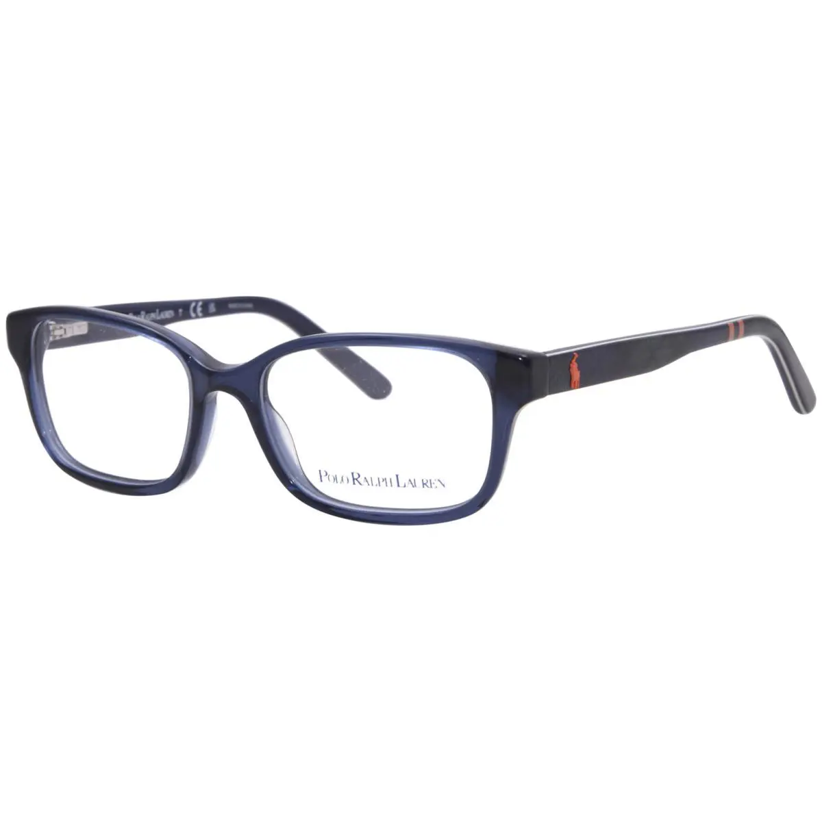 Polo Ralph Lauren PP8520 5852 Eyeglasses Youth Kids Full Rim Transp. Blue 46mm