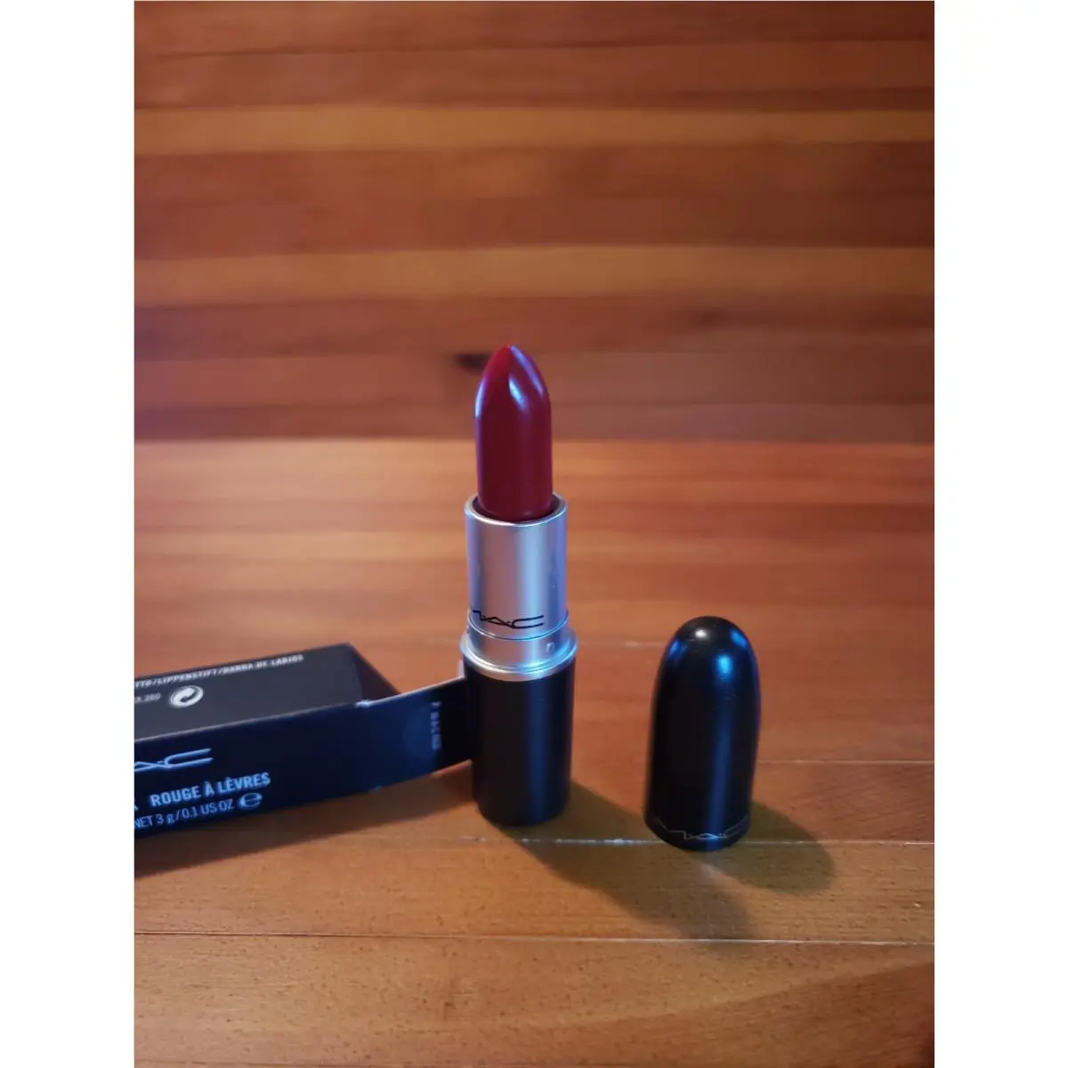 Mac Satin Lipstick Mac Red Hard to Find Lip Stick Rare Lip Art