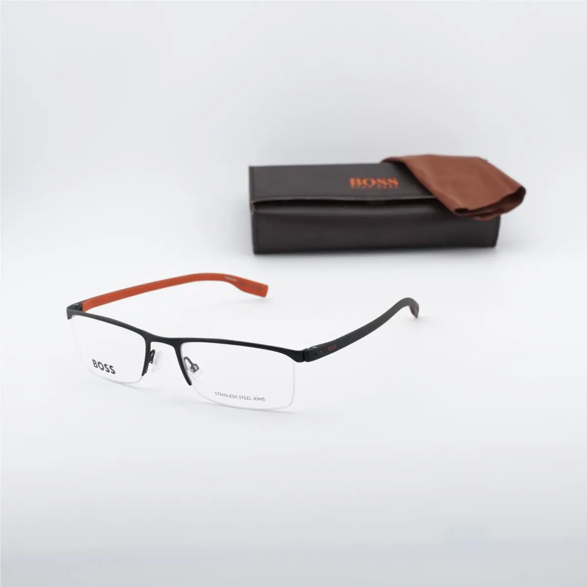 Hugo Boss Boss 0610/N 0BLX 00 Black/crystal Red 55mm Eyeglasses