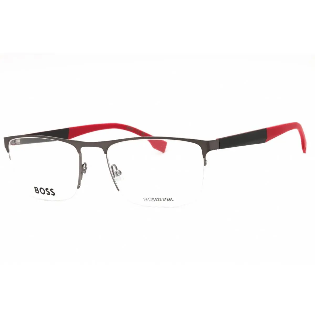 Hugo Boss 1487 9N2 Eyeglasses Ruthenium Red Frame 58mm