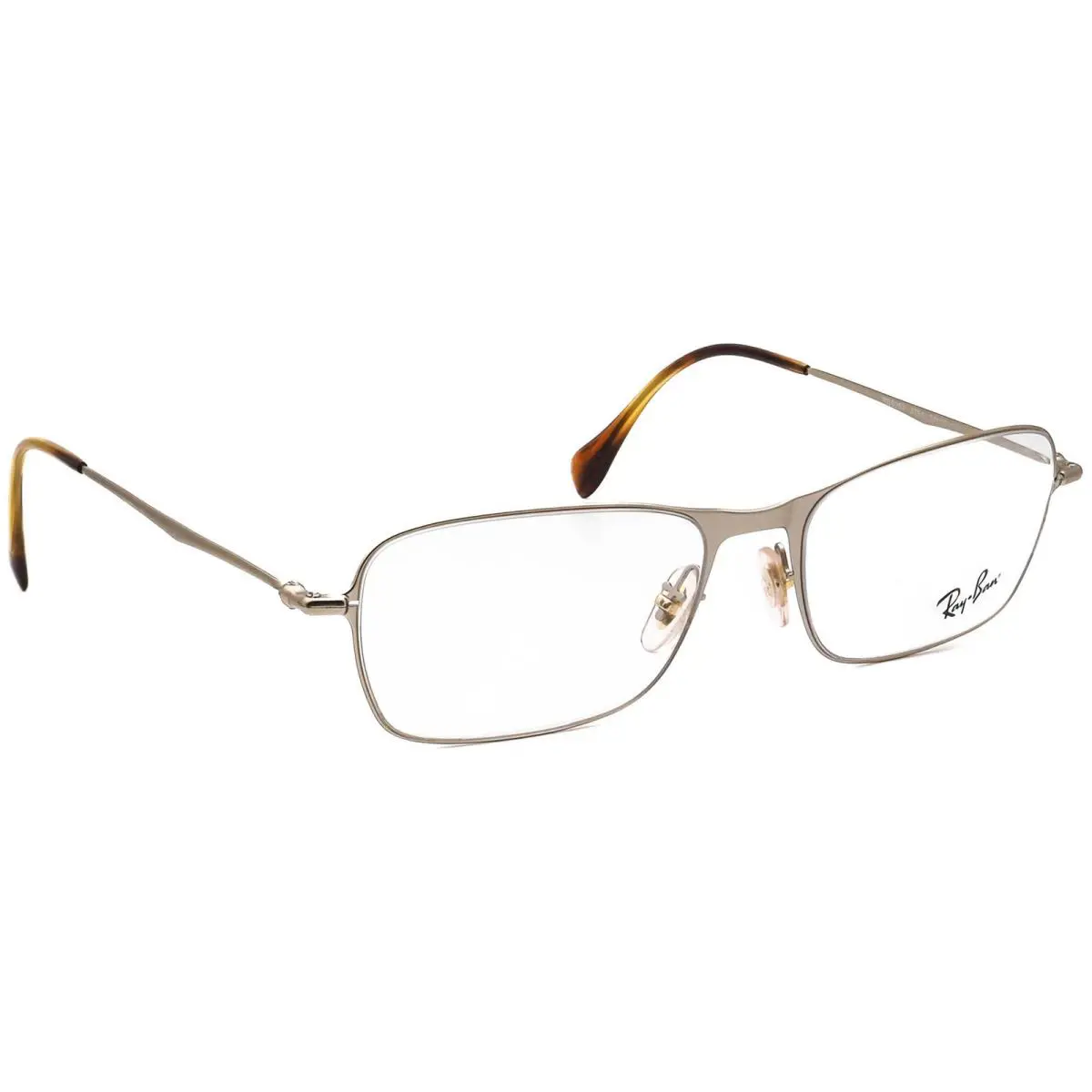 Ray-ban Eyeglasses RB 6253 2754 Gold Sand Square Metal Frame Italy 54 18 145 by Ray-Ban